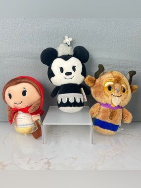 Disney Hallmark Itty Bittys Plush Micro Characters Classic Mickey Beast